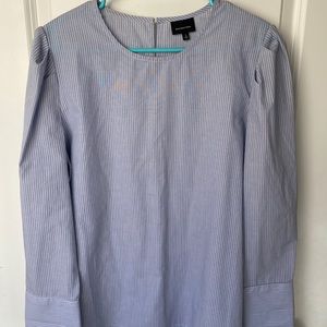 Blue/White Striped Blouse